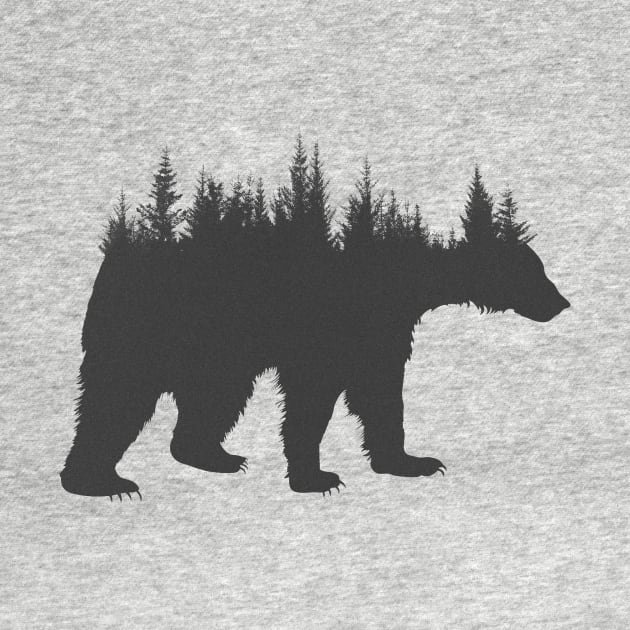 Bear Double Exposure by Hangout22